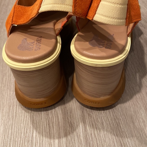 Sorel Joanie 3 Slingback Desert Sun Wedge Sandals - Picture 4 of 6